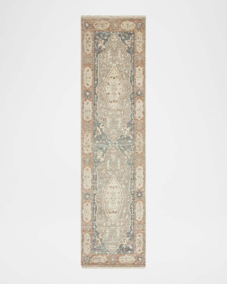 Ellington Hand-Knotted Runner, 3' x 10'